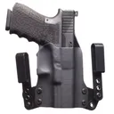 BlackPoint 101700 Mini WING IWB Black Kydex/Leather Belt Clip Fits Sig 238 Right Hand - Black Point Tactical