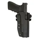 Comp-Tac C241GL064RBKN International OWB Black Kydex Belt Loop/Paddle Fits Glock 40 Right Hand - Comp-Tac