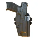 Comp-Tac C241HK248RBKN International OWB Black Kydex Belt Loop/Paddle Fits HK VP9 Long Slide Right Hand - Comp-Tac