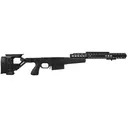 Accuracy International AX AICS Chassis System 26714BL for Remington 700 L/A .338 Lapua, Folding Stock, Adj Cheek Piece, Black Finish, 5Rd - Accuracy International