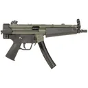 PTR 604 9CT 9mm Luger 20+1 8.86, OD Green Rec, Black Poly Furniture, 3-Lug Adapter, Rotary/Hooded Sights, Tactical Pistol - Ptr 91