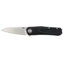 CRKT 6535 Mah-Hawk 3.19 in Folding Drop Point Plain Satin D2 Steel Blade/ Black GRN Handle Includes Pocket Clip, Knife - Columbia River