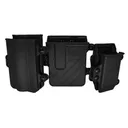 L.A.G. Tactical, Inc. M.C.S. Pro Series, Double Pistol Mag Carrier, Fits Full Size 9MM/40 Mags, 1.75 in Belt Clip, Nylon Construction, Black MCSP03 - LAG Tactical