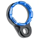 Fortis Manufacturing LE-BLK-K1-BLU, Inc. Light Weight K1, Castle Nut and End Plate, Black and Blue, Anodized Finish LE-BLK-K1-BLU - Fortis