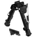 UTG TLBP98Q Super Duty Bipod Quick Detach Black 6-8.5 in Metal - Utg