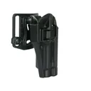 Blackhawk 410005BKR CQC SERPA Belt Holster Right Hand Black Carbon Fiber Sig Sauer 228/229/250 DC Belt Loop and Paddle - Blackhawk