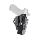 Raven Concealment Systems Eidolon Basic IWB Holster, Fits Glock 17/22/31, Ambidextrous, Black Kydex, with 1.5 in Overhook Struts EG17 AS BK BSC - Raven Concealment Systems