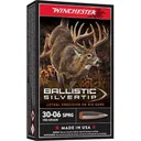 Winchester SBST3006 Ballistic Silvertip 30-06Springfield 150gr Rapid Controlled Expansion Polymer Tip 20 Per Box/10 Case Centerfire, Rifle Ammunition - Winchester