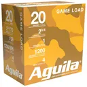 Aguila 1CHB2004 Birdshot High Velocity 20Gauge 2.75 in 1oz 4Shot 25 Per Box/10 Case, Shotgun Shells - Aguila