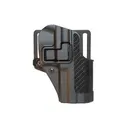 Blackhawk 410031BKR CQC SERPA Belt Holster Right Hand Black Springfield XD Sub-Compact Belt Loop and Paddle - Blackhawk