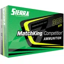 Sierra A220001 MatchKing Competition 308Win 168gr Sierra MatchKing BTHP 20 Per Box/10 Case Centerfire, Rifle Ammunition - Sierra Bullets