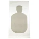 Action Target TQ-21 Qualification Target, White and Gray, 24 inx45 in, 100 Per Box TQ-21-100 - Action Target