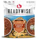 ReadyWise RW05011 Outdoor Food Kit High Plateau Veggie Chili Soup 2.5 Servings In A Resealable Pouch, 6 Per Case - Wise Foods
