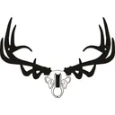 Raxx Mini Bow Hanger Elk Skull - Raxx