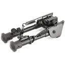 Leapers, Inc. - UTG Tactical Op Bipod, Fits Picatinny Rail or Swivel Stud, 6.1 in - 7.9 in, SWAT/ Combat Profile with Adjustable Height, Black TL-BP78 - Leapers UTG
