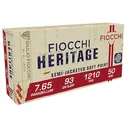 Fiocchi 765B Heritage 7.65x21mmParabellum 93gr Semi Jacketed Soft Point 50 Per Box/20 Case Centerfire, Handgun Ammunition - Fiocchi