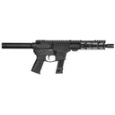 CMMG PE92A5161AB Banshee MK17 9mm Luger 8 21+1 Black Cerakote Rec Black Nitride Barrel Synthetic CMMG 6 Position RipBrace Black Polymer Grip Right Hand (Sig P320 Mag Compatible) - Cmmg