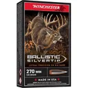 Winchester SBST270 Ballistic Silvertip 270Win 130gr Rapid Controlled Expansion Polymer Tip 20 Per Box/10 Case Centerfire, Rifle Ammunition - Winchester