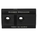 Badger Ordnance C1 12 O'Clock Top Optical Platform, Fits Aimpoint Acro, For Use with C1 Arc, Anodized Finish, Black 700-16B - Badger