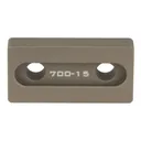 Badger Ordnance Condition One Arc Riser 700-15, Compatible with C1 ARC Accessory, .250 in Tall, Anodized Finish, Tan 700-15 - Badger