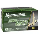 Remington 27676 Premier Match 6.8mmRemSPC 115gr Sierra MatchKing BTHP 20 Per Box/10 Case Centerfire, Rifle Ammunition - Remington