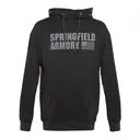 Springfield Armory GEP16633X Springfield Flag Logo Men's Charcoal Gray Long Sleeve 3XL - Springfield Armory