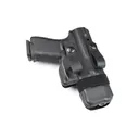Raven Concealment Systems Morrigan IWB Holster, Fits Glock 19/23/32, Ambidextrous, Black Kydex, with Soft Loops MOR G19 BK - Raven Concealment Systems