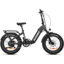 Rambo Bikes RANBK Ranger Folding Matte Black 750W Rambo Hub Motor Motor Up to 30MPH Speed - Rambo Bikes