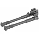 Leapers, Inc. - UTG Universal Shooter's Bipod, Fits Picatinny Rail or Swivel Stud, 8.7 in - 10.6 in, Tactical/Sniper Profile with Adjustable Height, Black TL-BP69S - Leapers UTG