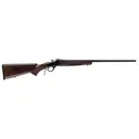 Winchester 534293219 Model 1885 Low Wall Hunter 6.5x55 Swedish 1rd 24 in Octagon Polished Blued Grade III/IV Oil Walnut Stock Right Hand (Full Size) No Sights - Winchester