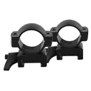 Traditions A1373 Weaver QD Ring Set 1 in Dia Medium Black Matte - Traditions