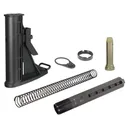 UTG Pro RBU6BM Mil-Spec Stock Assembly Black Synthetic 6 Position for AR-15/M16 - Leapers