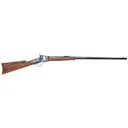 Chiappa 920025 1874 45-70 Gov 1rd, 32 in Blued Octagon Barrel, Color Case Hardened Steel Oiled Checkered Walnut, Fixed Checkered w/ Patch Box Stock, , Rifle - Chiappa Firearms