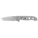 CRKT M1602SS M16 02SS 3.06 in Folding Tanto Plain Satin 12C27 Sandvik Blade/ Bead Blasted Stainless Steel Handle Includes Pocket Clip, Knife - Columbia River