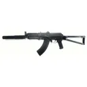 Riley Defense Krink, Semi-auto, AK, 556 NATO, 8.5 in Barrel with Pinned Faux Can (16 in Overall Length), Polymer Pistol Grip, Adjustable Sights, Side Folding Stock, 30 Rounds, 1 Mag RAK556-KRINK-CAN - Riley Defense