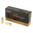 PMC 9A Bronze 9mmLuger 115gr Full Metal Jacket 50 Per Box/20 Case Centerfire, Handgun Ammunition - Pmc