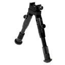 UTG TLBP28S Shooters SWAT Bipod Matte Black 6.2-6.7 in Aluminum - Leapers UTG
