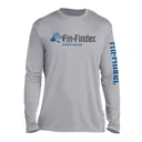 Fin Finder Skulls Performance Longsleeve Grey Medium xxx - Fin-Finder