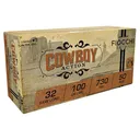 Fiocchi 32LA Cowboy Action 32S&WLong 100gr Lead Wadcutter 50 Per Box/20 Case Centerfire, Handgun Ammunition - Fiocchi