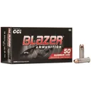 CCI 3519 Blazer 38Special +P 158gr Total Metal Jacket 50 Per Box/20 Case Centerfire, Handgun Ammunition - Cci