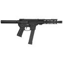 CMMG PE45ABF87AB Banshee MKG 45 ACP 8 26+1 Armor Black Cerakote Aluminum Rec Black Nitride Chrome Moly Barrel Black Adjustable RipBrace Right Hand - CMMG