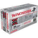 Winchester USA38CB Super X Cowboy Action 38Special 158gr Lead Flat Nose 50 Per Box/10 Case Centerfire, Handgun Ammunition - Winchester