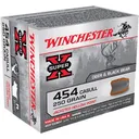 Winchester Ammo X454C3 Super X 454 Casull 250 gr Jacket Hollow Point 20 Per Box/ 10 Case - Winchester