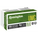 Remington 23765 UMC Value Pack 9mmLuger 115gr Full Metal Jacket 100 Per Box/6 Case Centerfire, Handgun Ammunition - Remington