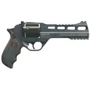 Chiappa 340314 Rhino 60DS Gen II 9mm Luger 6 Shot 6 in Slate Cerakote Black Steel Vent Rib Barrel & Cylinder, Slate Cerakote Aluminum Frame, Black/Gray Finger Grooved Laminate Grip, Exposed Hammer , Revolver - Chiappa Firearms