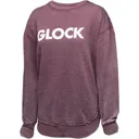 Glock AP95896 Women's Retro Fleece Maroon Long Sleeve Small Cotton/Polyester - Glock