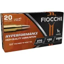 Fiocchi 270HSB Hyperformance 270Win 150gr Super Shock Tip 20 Per Box/10 Case Centerfire, Rifle Ammunition - Fiocchi