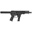 CMMG PE92A17A4AB Banshee MK17 9mm Luger 5 21+1 Black Cerakote Rec Black Nitride Barrel Synthetic CMMG 6 Position RipBrace Black Polymer Grip Right Hand (Sig P320 Mag Compatible) - CMMG