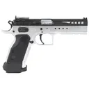 Tanfoglio IFG TFLIMMSTR9 Defiant Limited Master 9mm Luger Caliber with 4.75 in Barrel, 18+1 Capacity, Hard Chrome Finish Picatinny Rail/Beavertail Frame, Serrated/Ported Black Steel Slide & Black Polymer Grip, Pistol - Italian Firearms Group