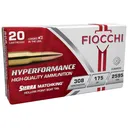 Fiocchi 308MKD Hyperformance Compete 308Win 175gr Sierra MatchKing BTHP 20 Per Box/10 Case Centerfire, Rifle Ammunition - Fiocchi
